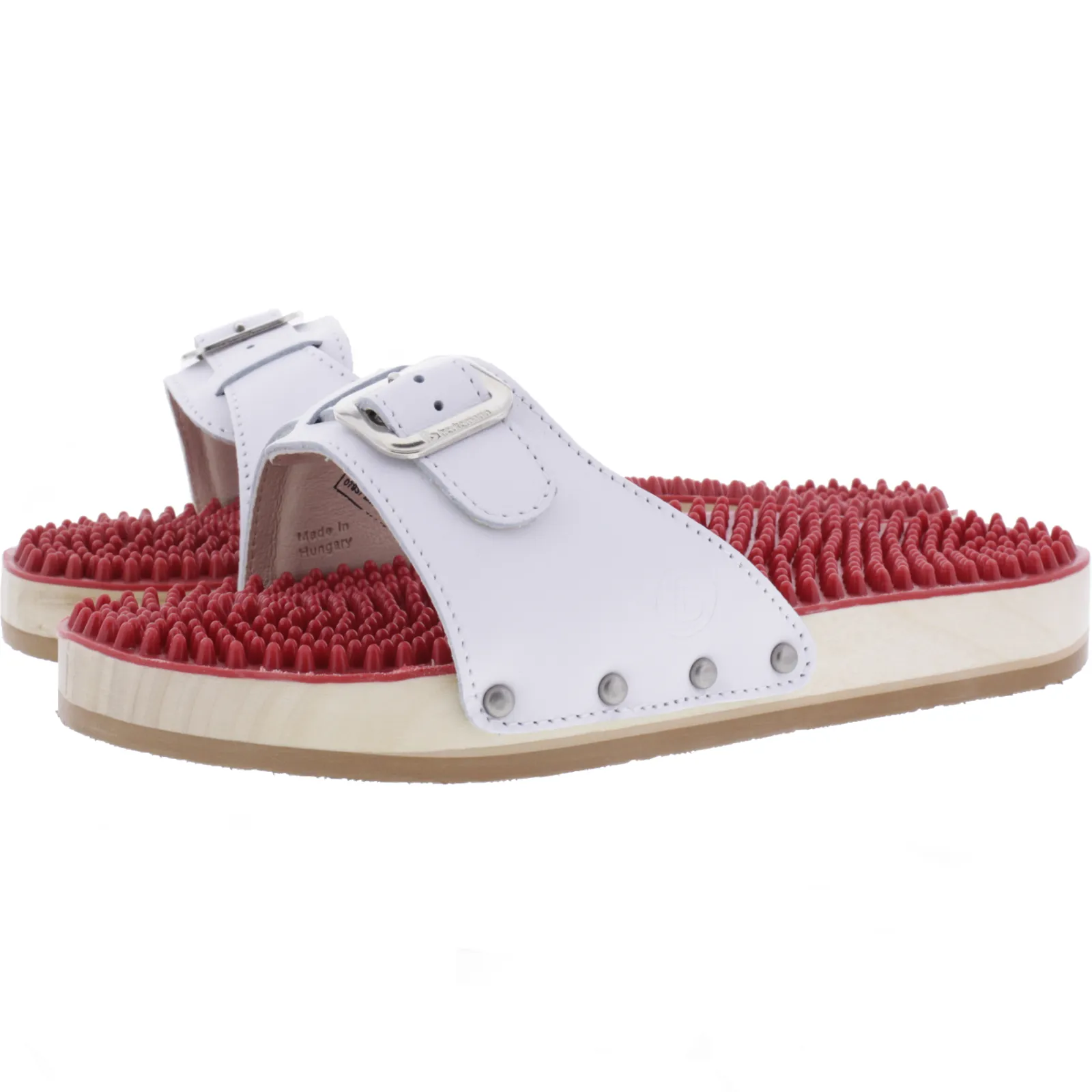 Berkemann | Noppen-Sandale | Weiß Kalbsleder | 00107-100 | Unisex