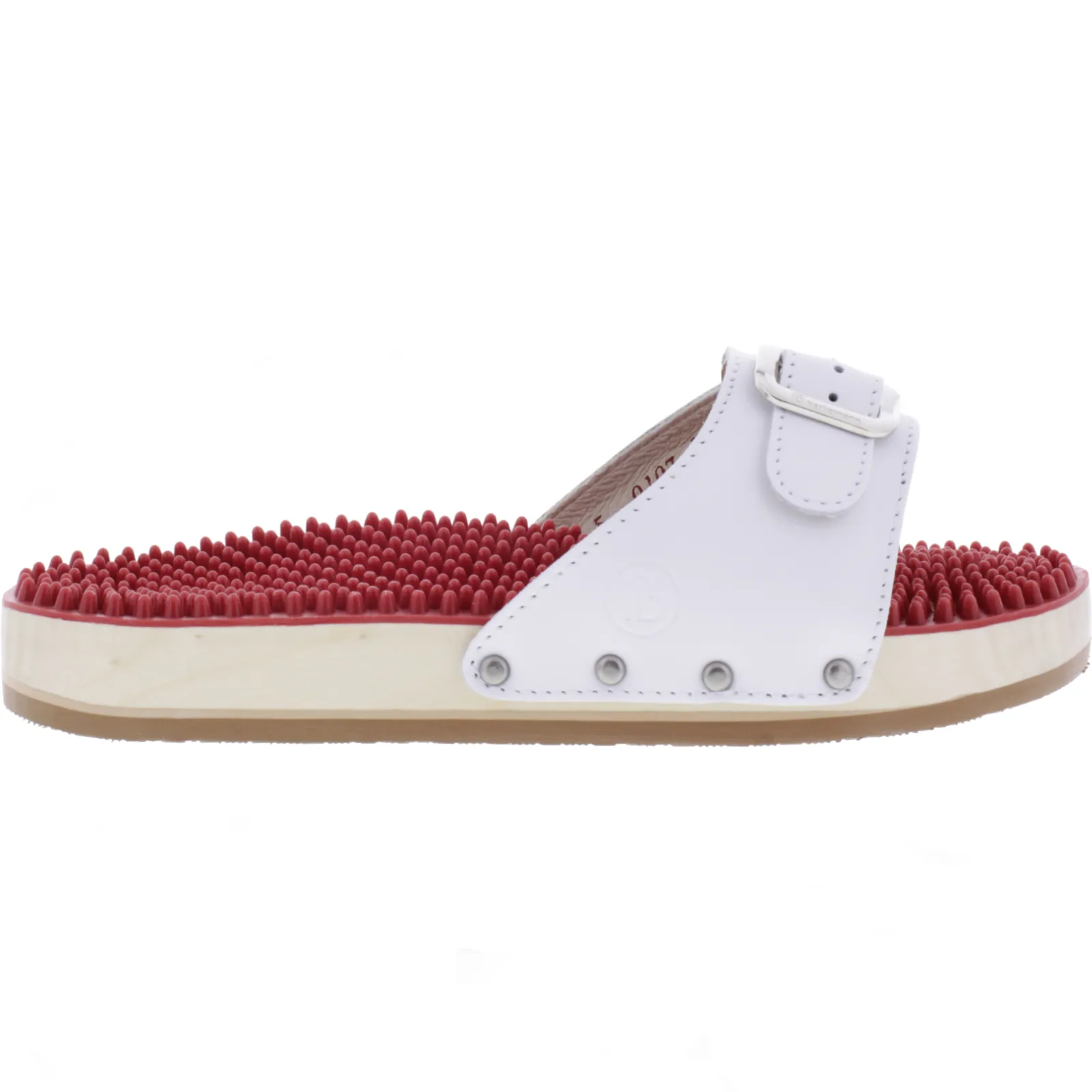 Berkemann | Noppen-Sandale | Weiß Kalbsleder | 00107-100 | Unisex
