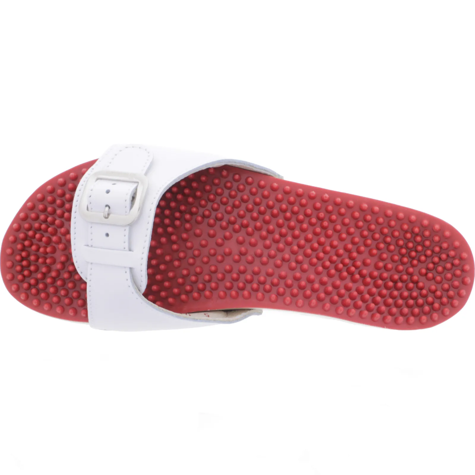 Berkemann | Noppen-Sandale | Weiß Kalbsleder | 00107-100 | Unisex