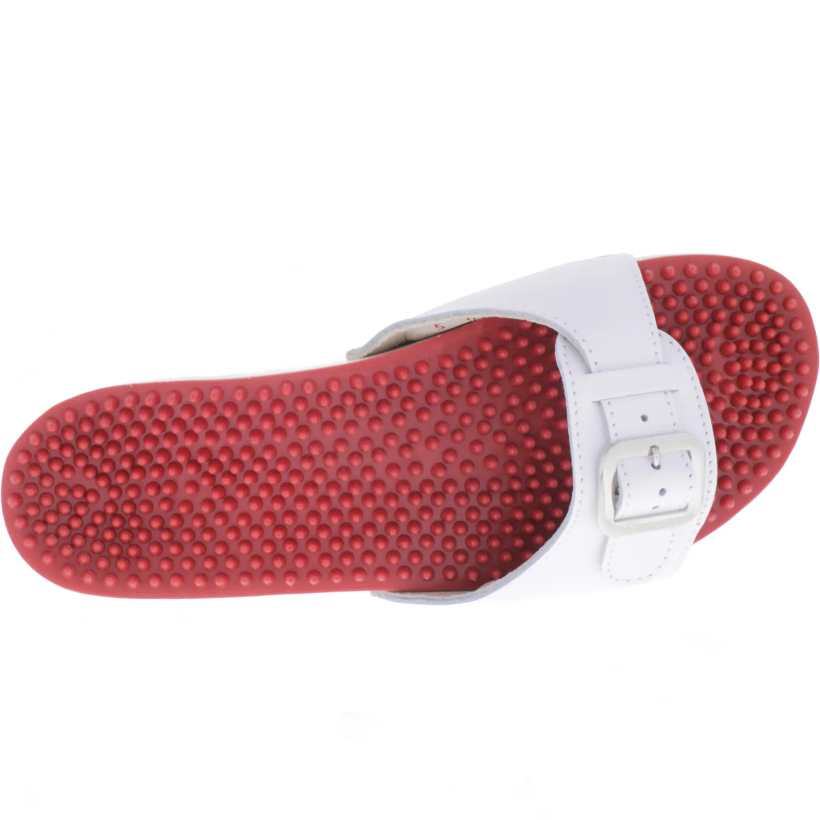 Berkemann | Noppen-Sandale | Weiß Kalbsleder | 00107-100 | Unisex
