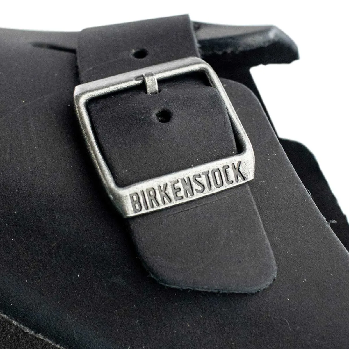 Birkenstock Boston Oiled Leather Sandale Regular 59461 - schwarz