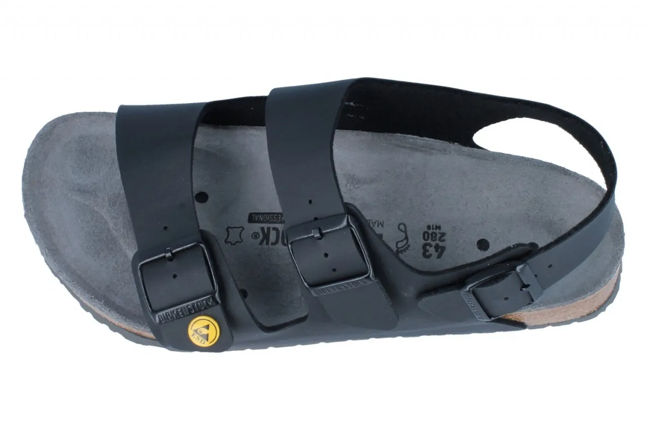 BIRKENSTOCK Milano ESD schmale Weite schwarz