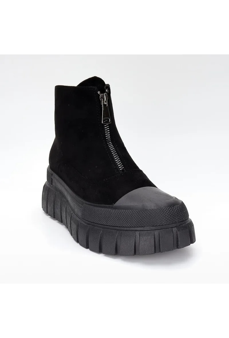 High-Top-Sneaker mit Verschluss