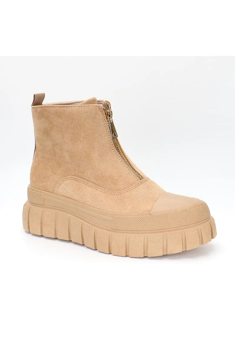 High-Top-Sneaker mit Verschluss