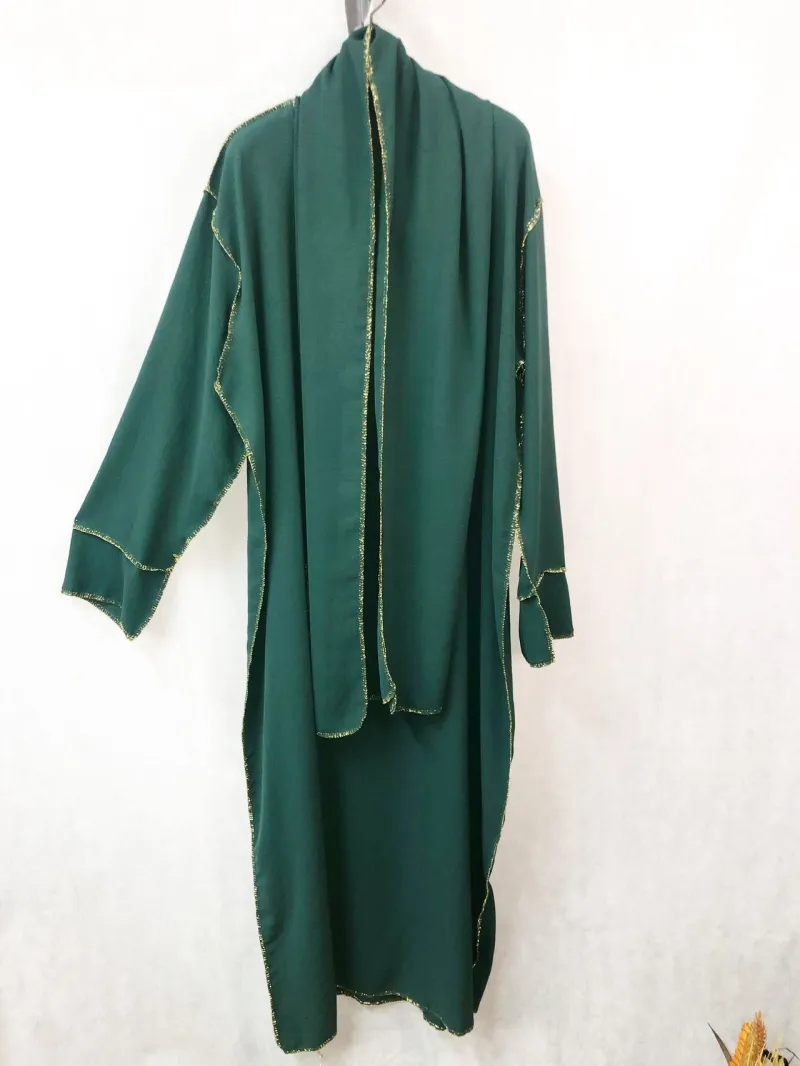 Integrierter Abaya-Schal von d'orée in Jazz